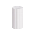 Essential oil diffuser humidifier with flame effect LED lighting in black or white colour option