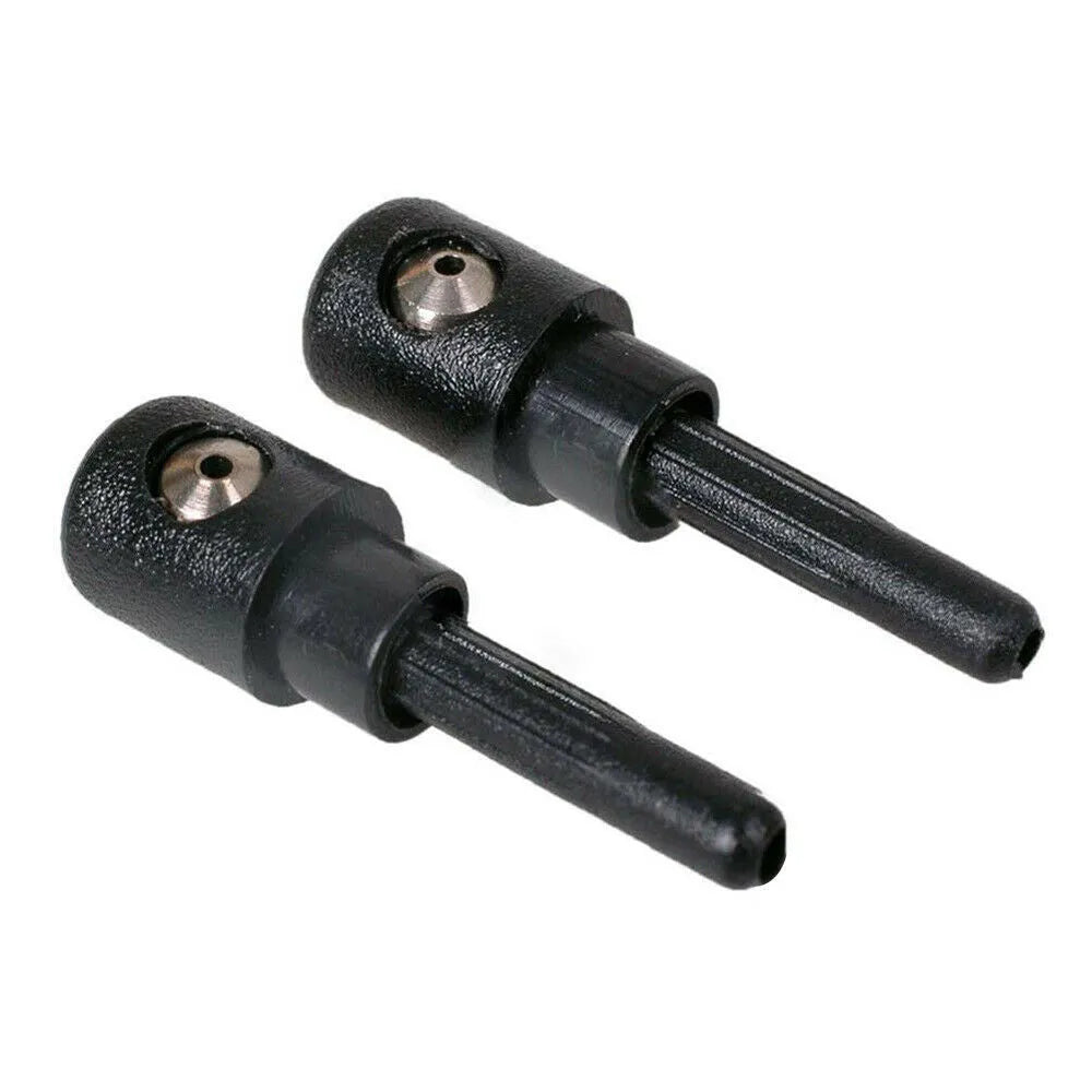 Black rear windshield washer nozzle for Volkswagen Golf Audi Skoda vehicles