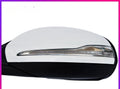Mercedes-Benz W205 C-Class replacement rearview mirror assembly with ABS shell in black and white primer options