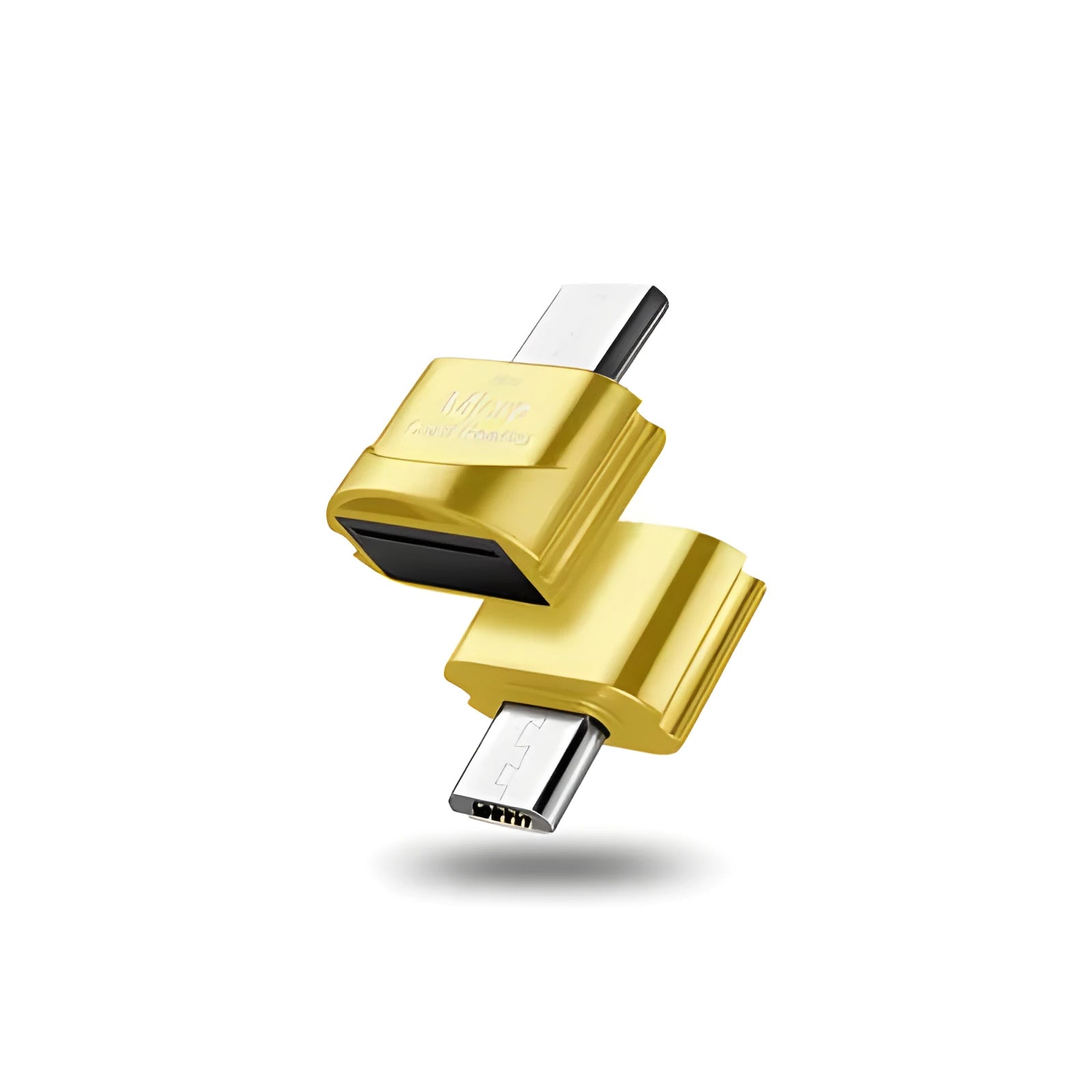 Jaya-1 external USB 2.0 TF memory card reader for mobile phones in black