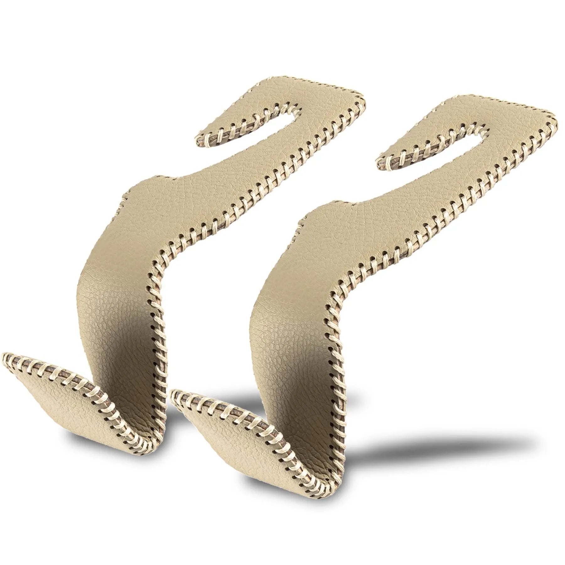 Gold stainless steel car seat back hook for interior organisation with hidden mounting