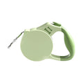 Automatic retractable dog lead for small and medium dogs ABS casing 3m length green