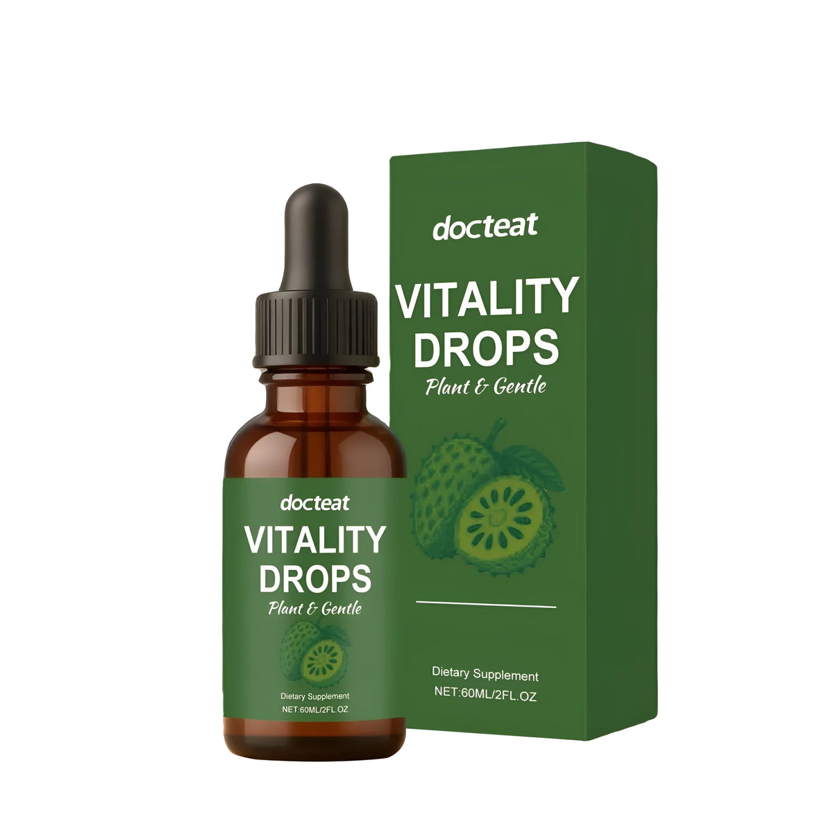 Annona Spinosa Drops 60ml dropper bottle liquid supplement with vitamin C