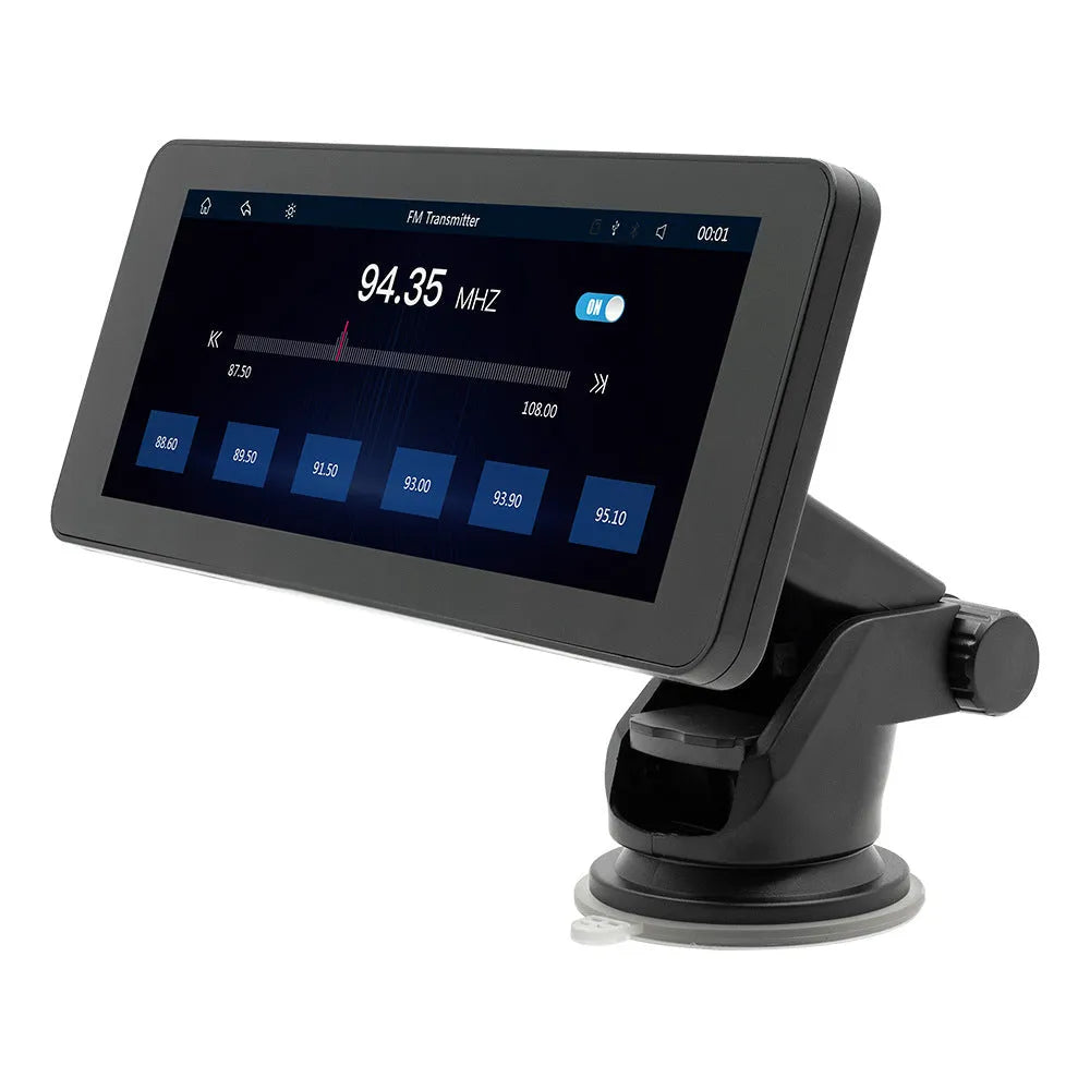 Portable wireless 6.86-inch vehicle video player with IPS screen display