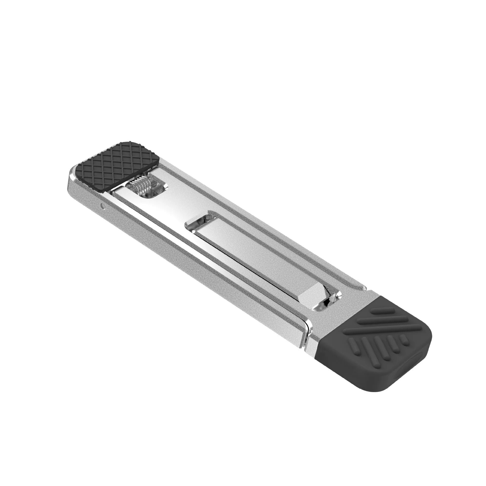 Small portable silver alloy folding horizontal and vertical smartphone bracket stand