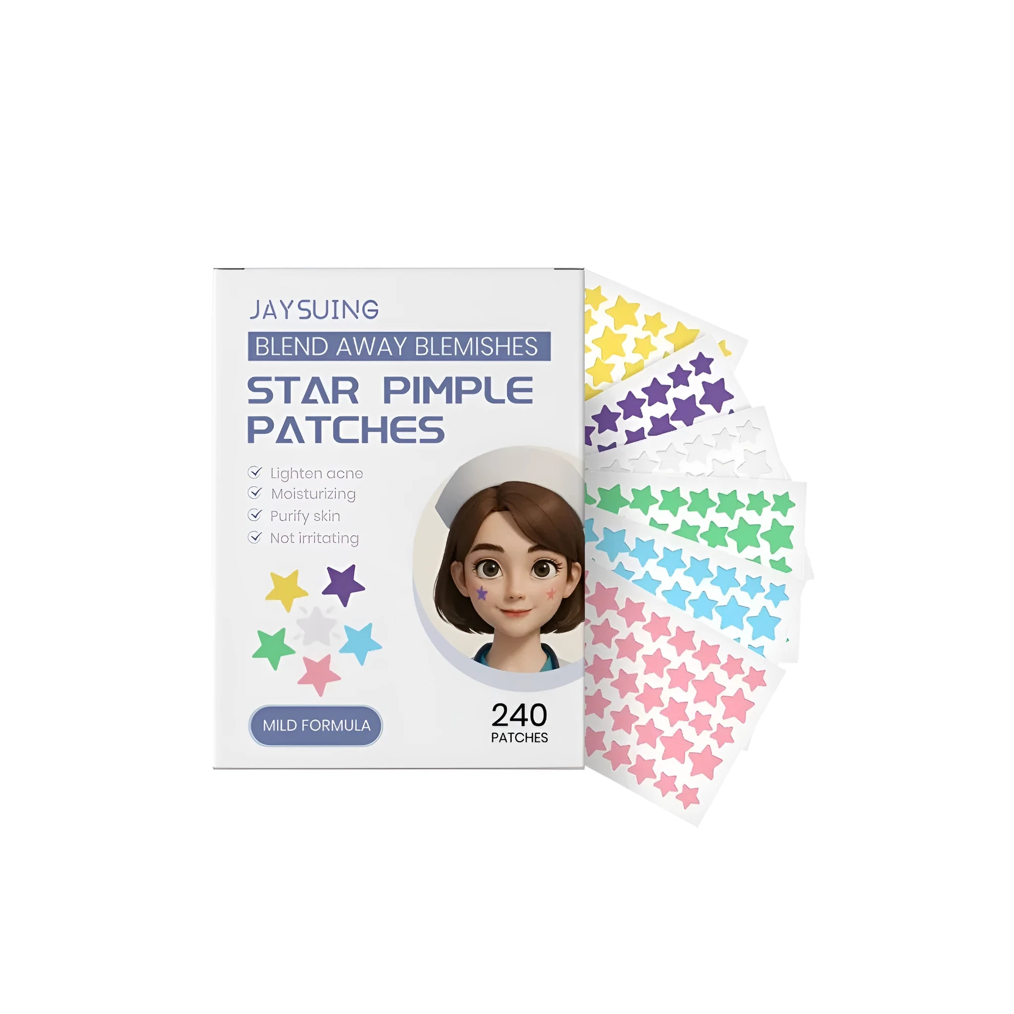 Acne patch 240 patches box with tea tree oil and salicylic acid active ingredients