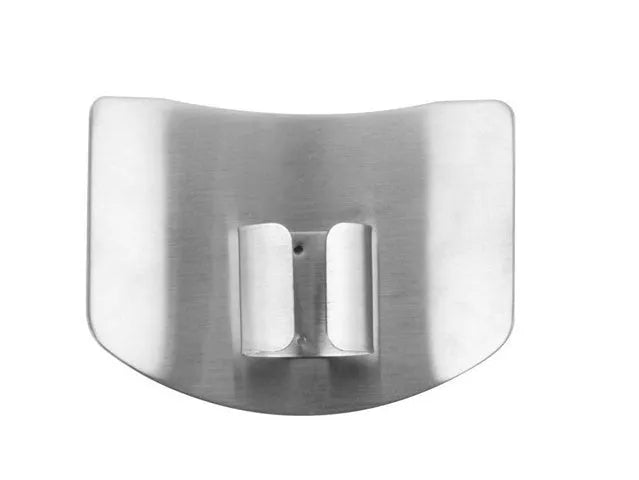Stainless steel finger guard for kitchen vegetable cutting safety
