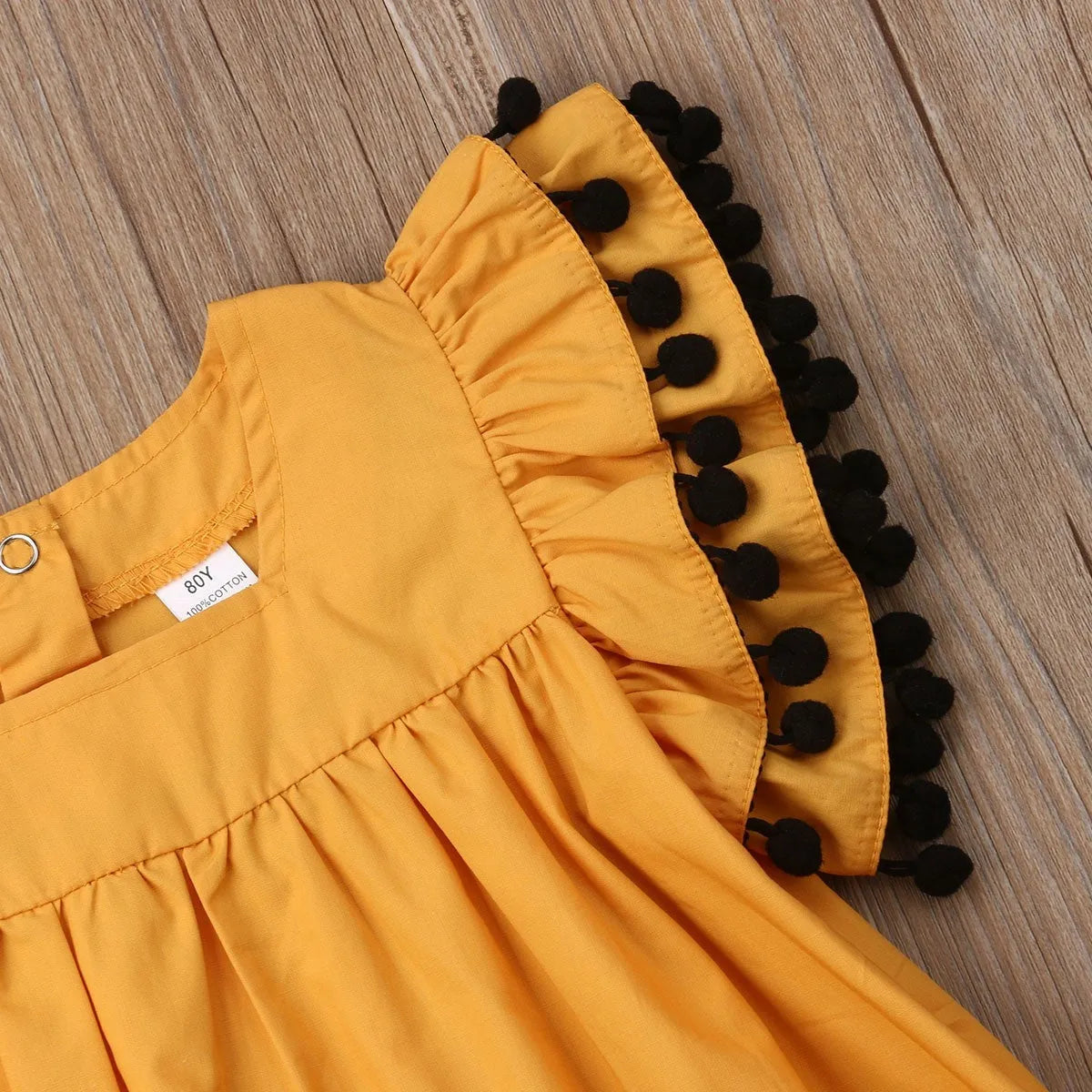 Orange sleeveless girls dress for children sizes 12 months to 5T summer wear