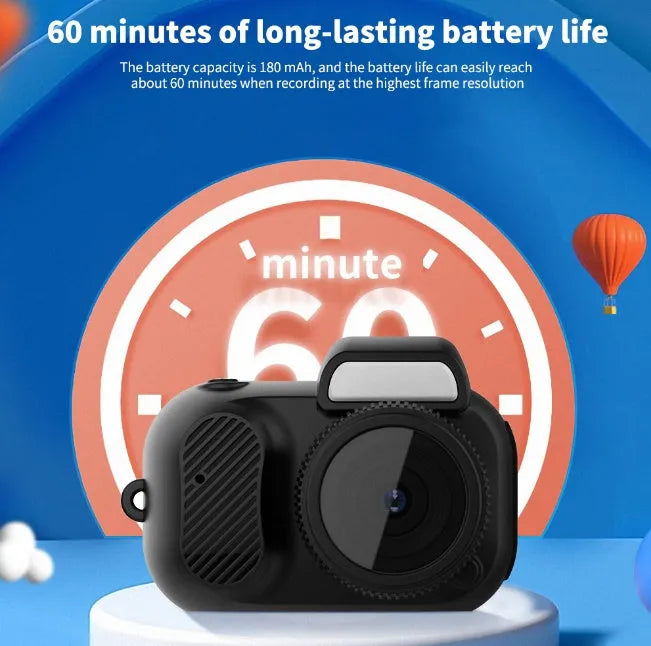 Black Y3000 HD outdoor sports camera showing compact body and 0.96-inch display screen.