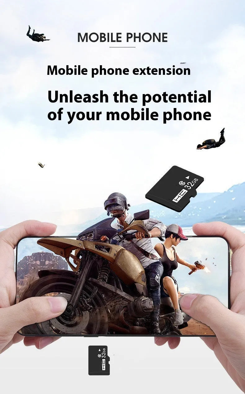 256GB microSD TF memory card for recorder and monitoring device storage expansion