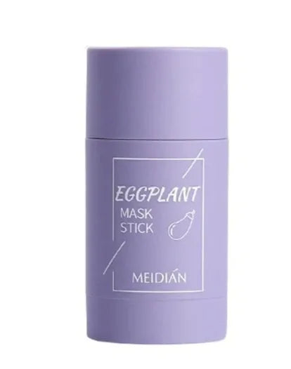 Green tea and eggplant solid cleansing mask sticks in stick format for oily skin care