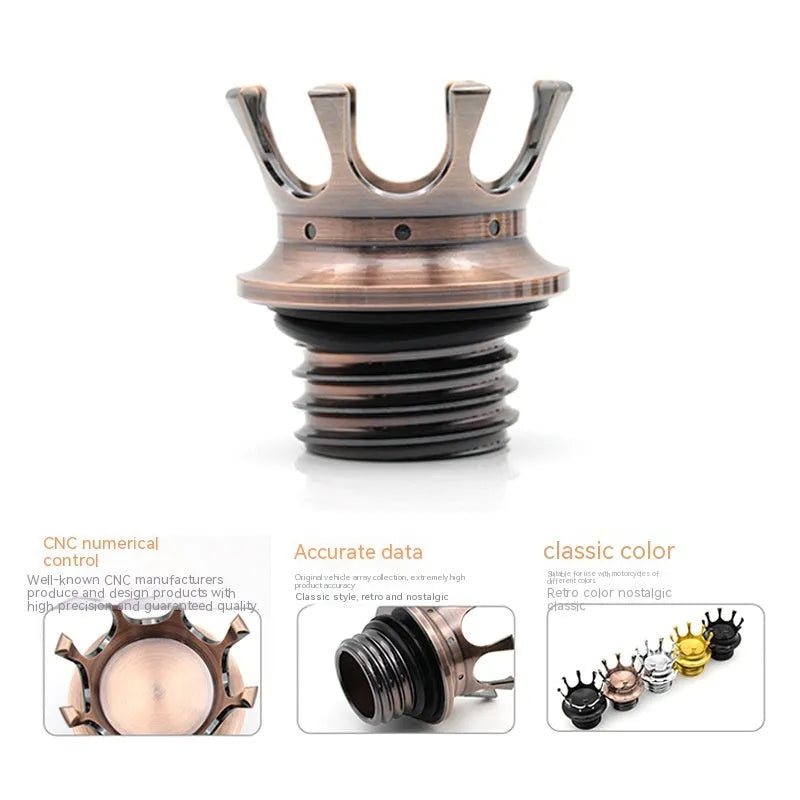 Aluminum alloy motorcycle fuel tank cap for Harley Davidson Sportster 883 and compatible models