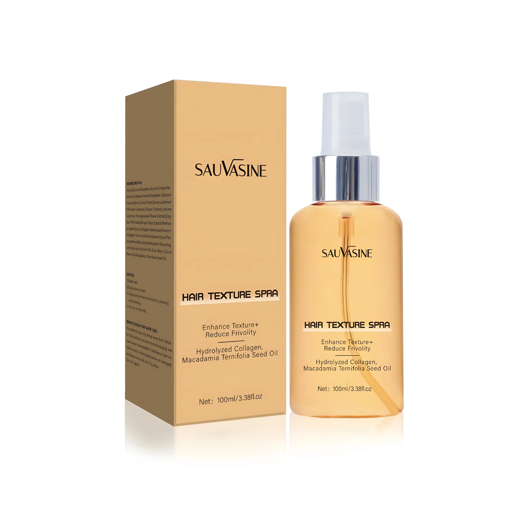 100 ml bottle of SWX-248 scalp moisturising spray for frizz reduction on a white background.