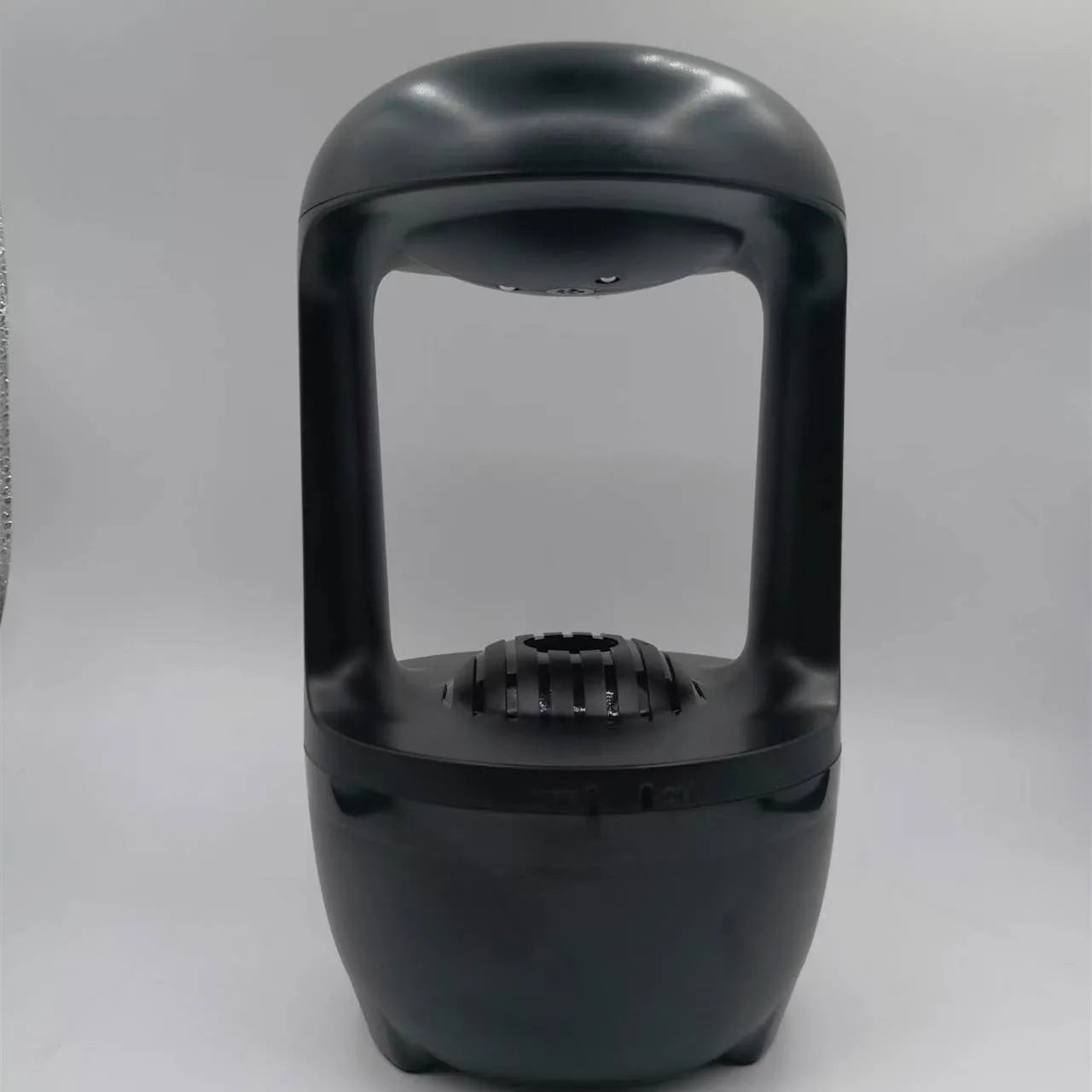 Anti gravity water drop humidifier with USB power, ABS plastic shell, 120x120x229mm, black colour