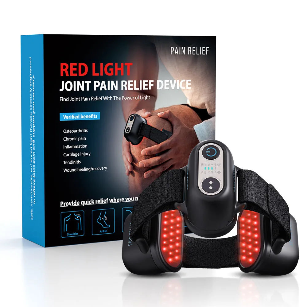 Black adjustable strap physiotherapy instrument for shoulder and back pain relief.