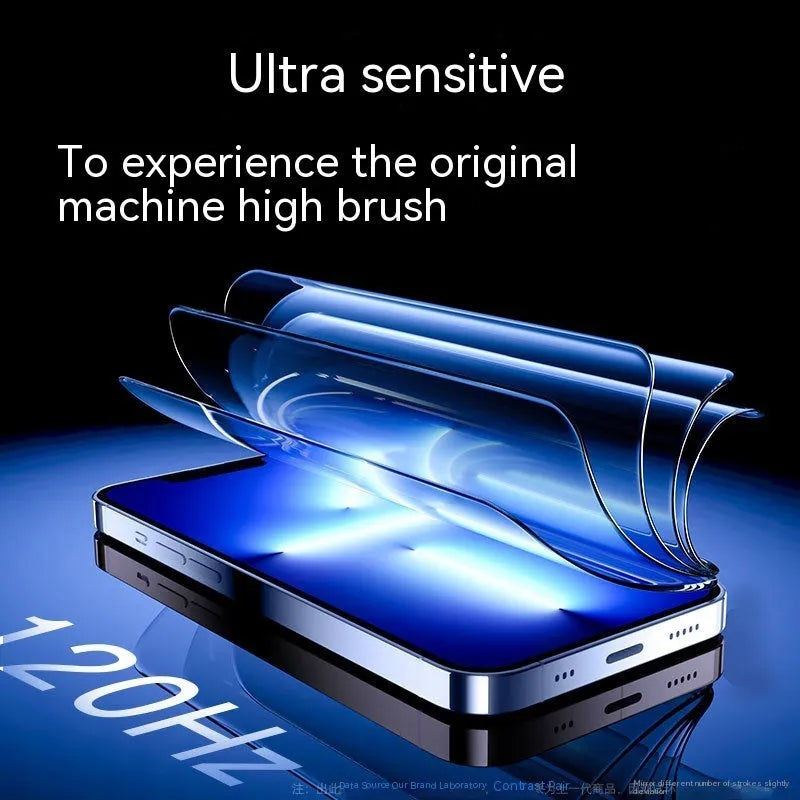 iPhone tempered glass screen protector in HD clear or privacy peep-proof frosted options