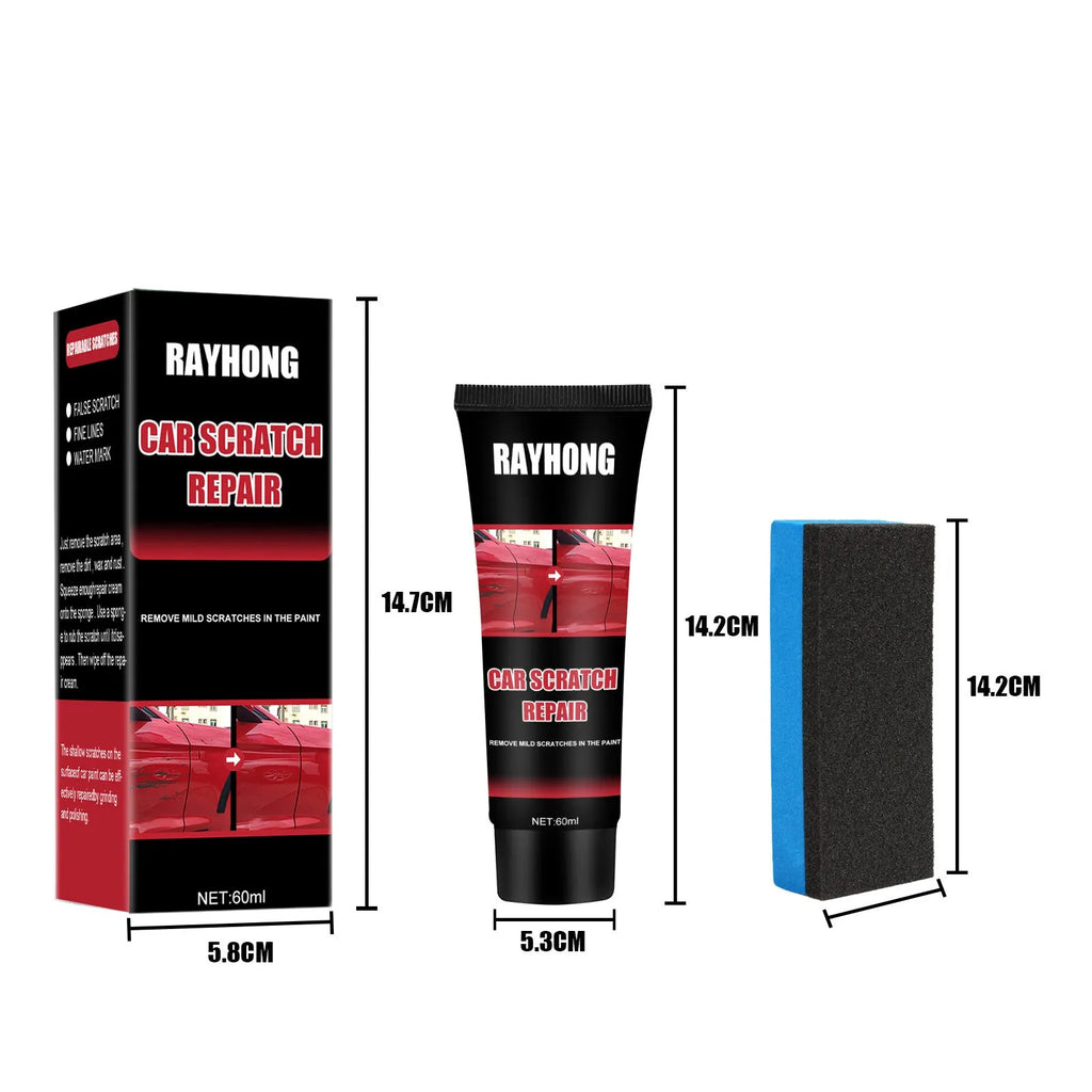60ml car scratch repair wax container for automotive paint surface maintenance