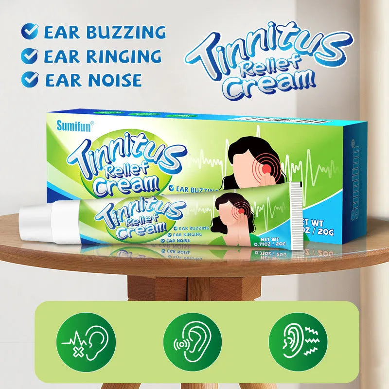 White and green box containing a 20g tube of Ear Kang Cream for external ear application.