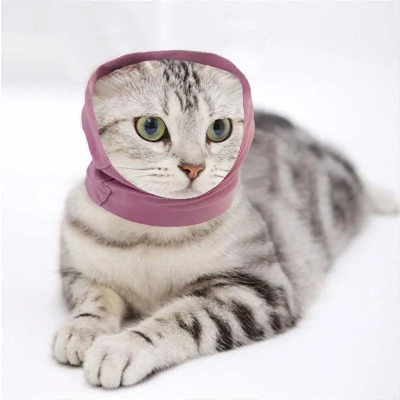 Cotton pet ear muffs in pink, black, purple for dogs and cats, three sizes S M L