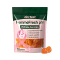 Women's Health Support Fudge 60 Gummies in a resealable pack, chewable soft candies with vitamin C and probiotics