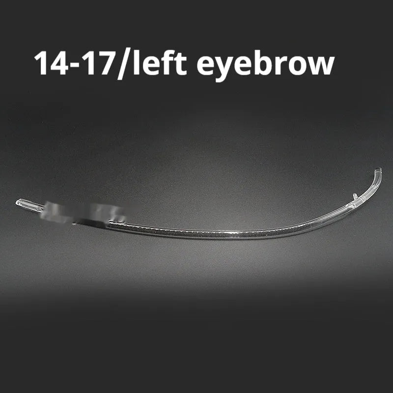 12V yellow light guide tube for front headlight angel eyes, large aperture variant for 11-17 cars