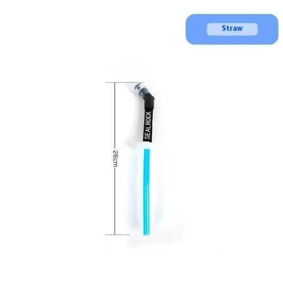 Mountain biking portable straw with a 20cm flexible tube and an adjustable 180-degree angle joint