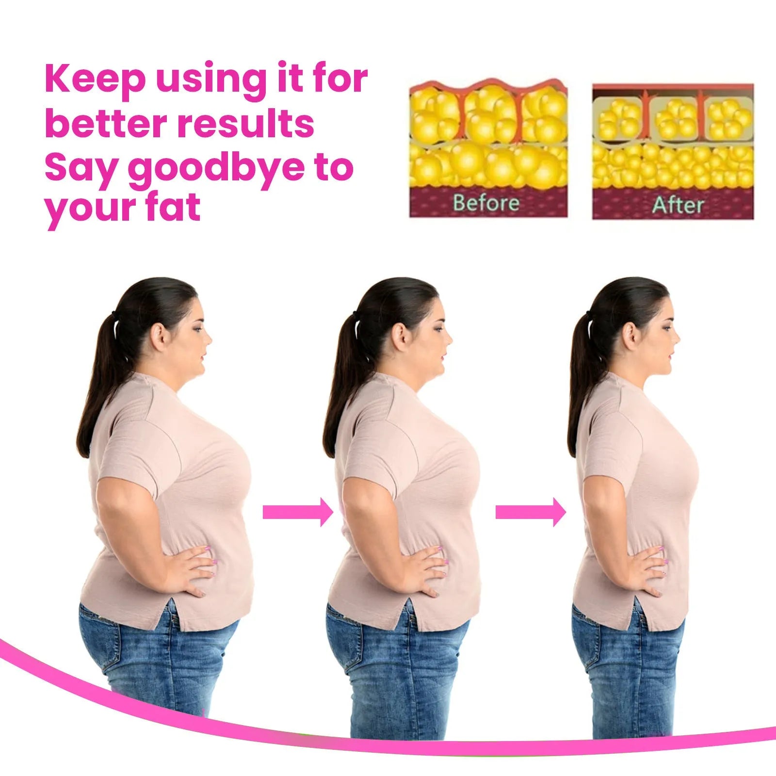 Green tea body care slimming kit with 28 tea bags for belly contracting and firming