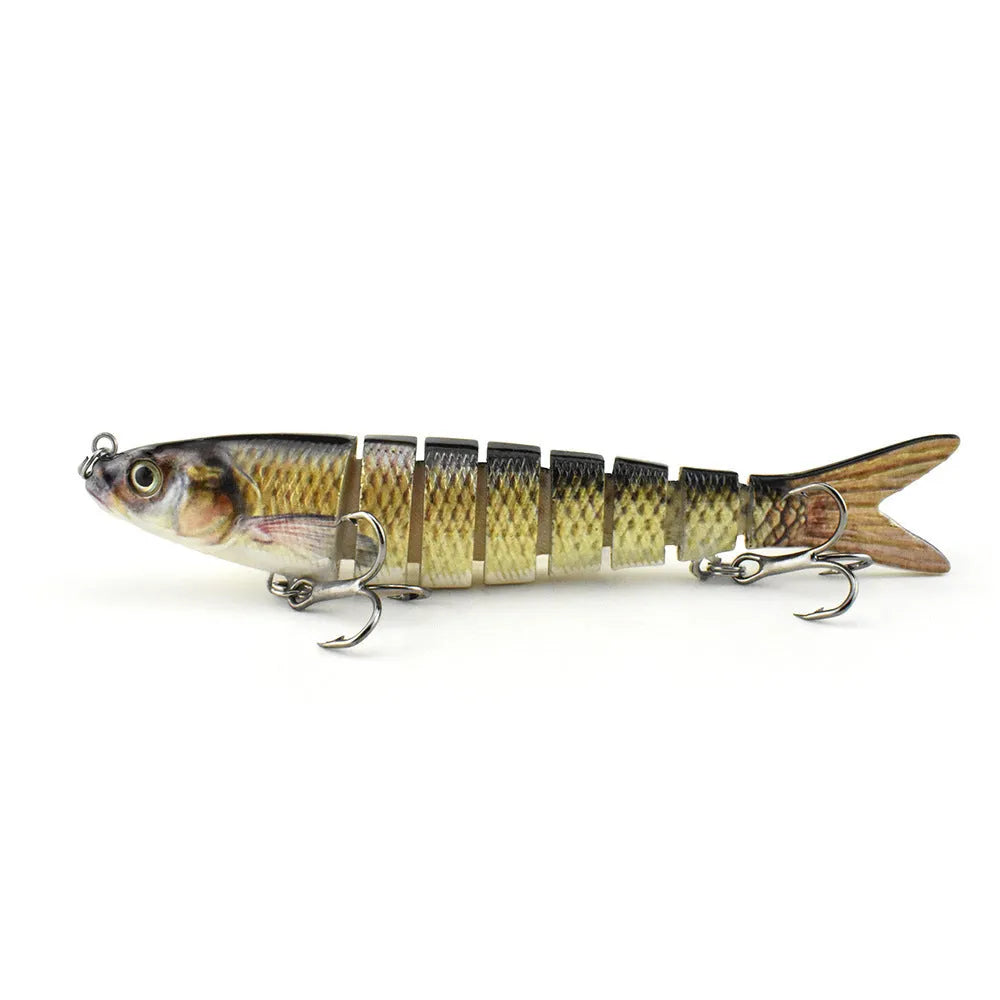 Eight Fish brand hard bait fishing lure, 133 mm long, shown in one of its eleven available colour options.