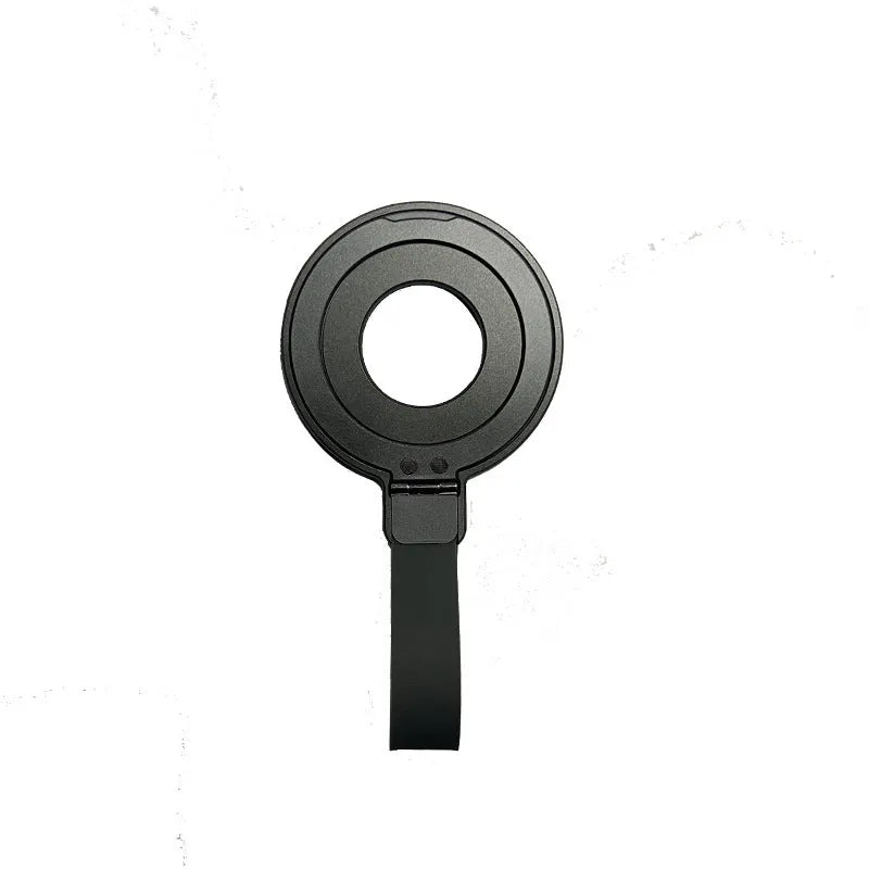 Round silicone magnetic wrist strap phone holder in red, purple, green, blue or black
