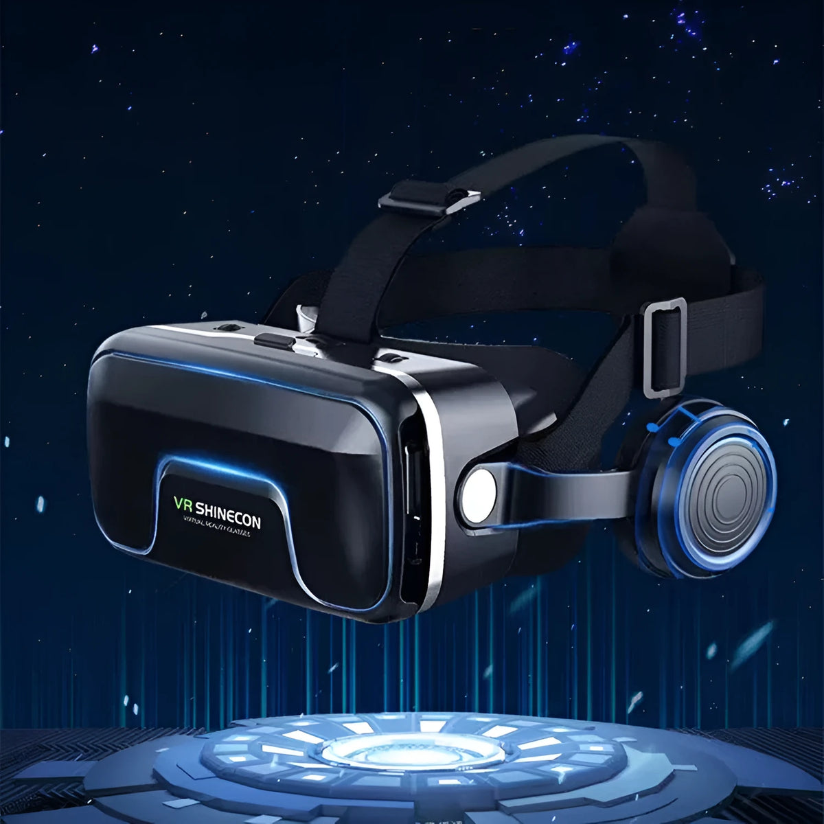 G04EA 7th generation VR virtual reality game glasses plastic head-mounted display 222x205x99mm