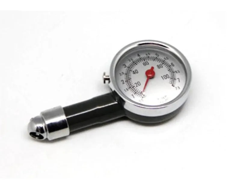Digital tire pressure gauge with black ABS body and digital display for automobile use