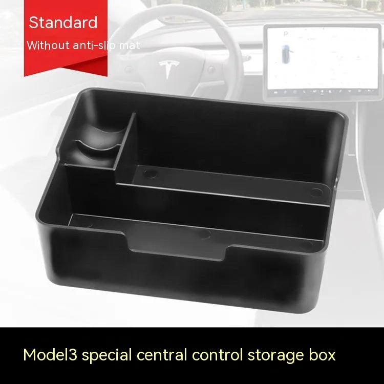Plastic storage box organiser for Tesla Model 3 Model X Model S centre console armrest retrofit