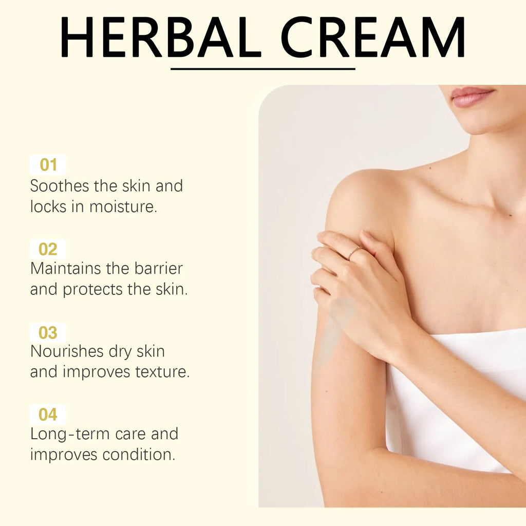 A 15g tube of herbal soothing moisturising cream featuring tea tree oil and Centella asiatica.