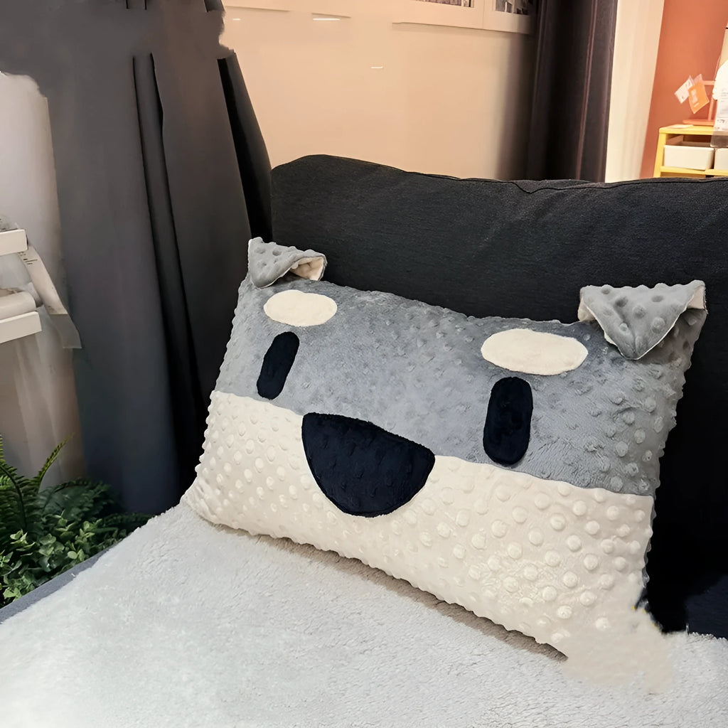 West Highland puppy pillow cushion measuring 50x35cm in grey and white colour options