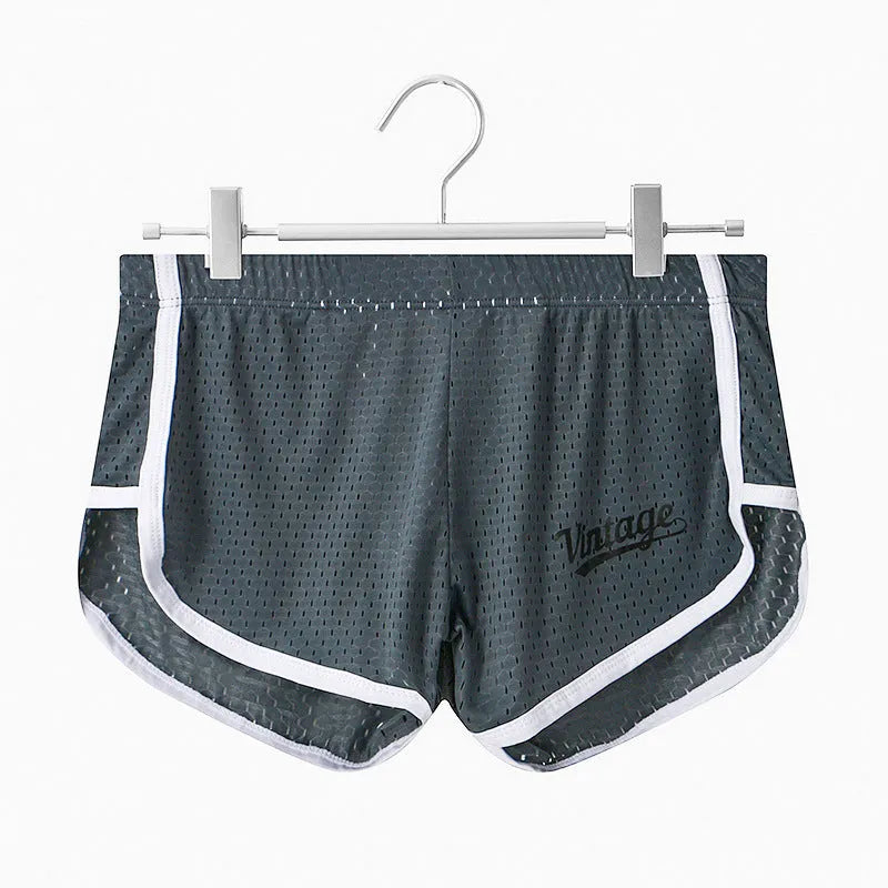 Ice silk men's quick-dry breathable mid waist underwear in six colour options