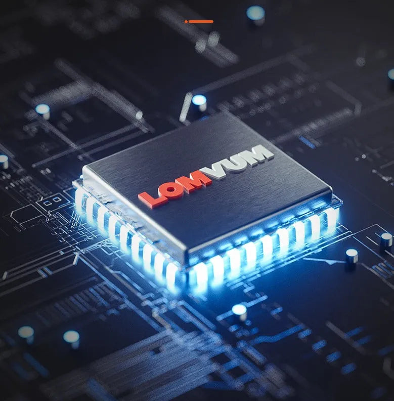 Longyun digital laser tape measure with black alloy casing, backlit display, and magnetic strips on the back.