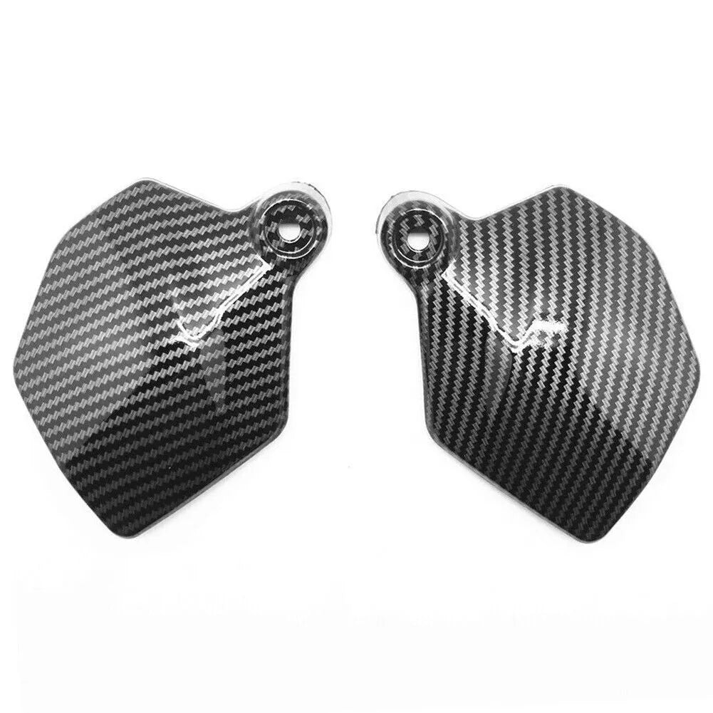 Pair of carbon fibre black ABS fairing frame covers for Honda CBR1000RR motorcycle