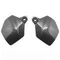 Pair of carbon fibre black ABS fairing frame covers for Honda CBR1000RR motorcycle