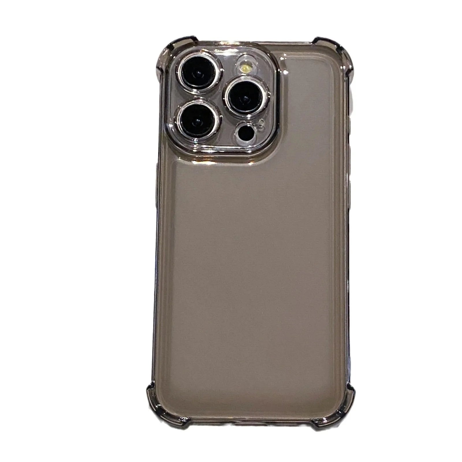 Transparent TPU mobile phone case with four-corner drop-resistant airbag for Apple iPhone