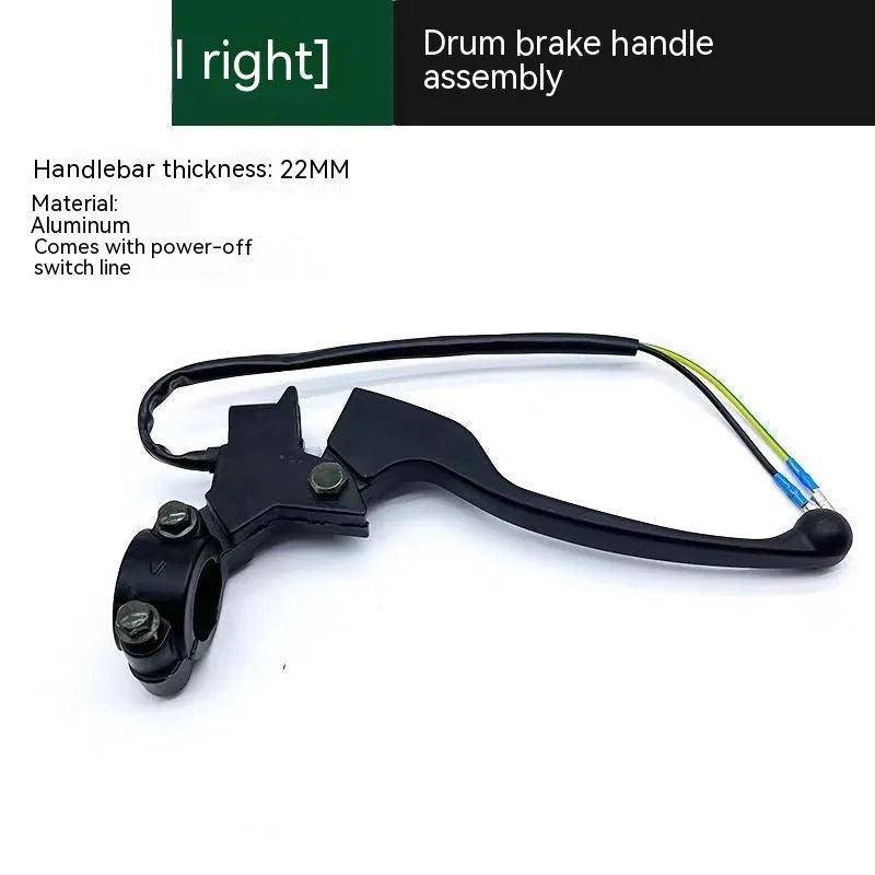 Aluminium alloy belt power-off brake handle assembly with 22mm thickness handle