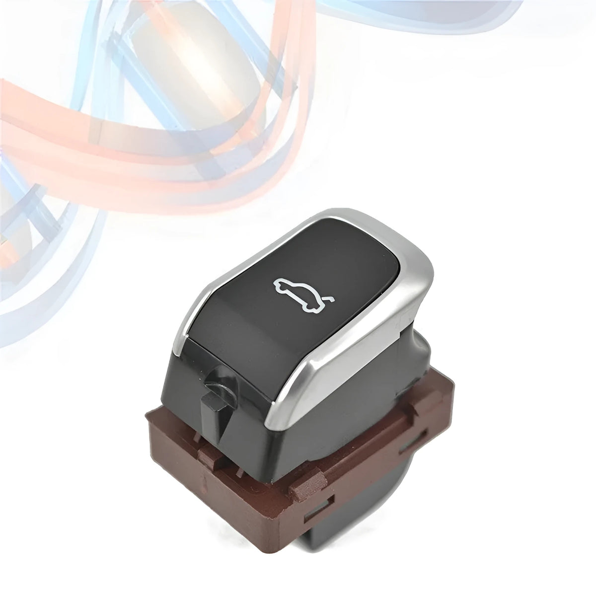 Black electroplated electric trunk switch for Audi A4L and Q5 models made from ABS