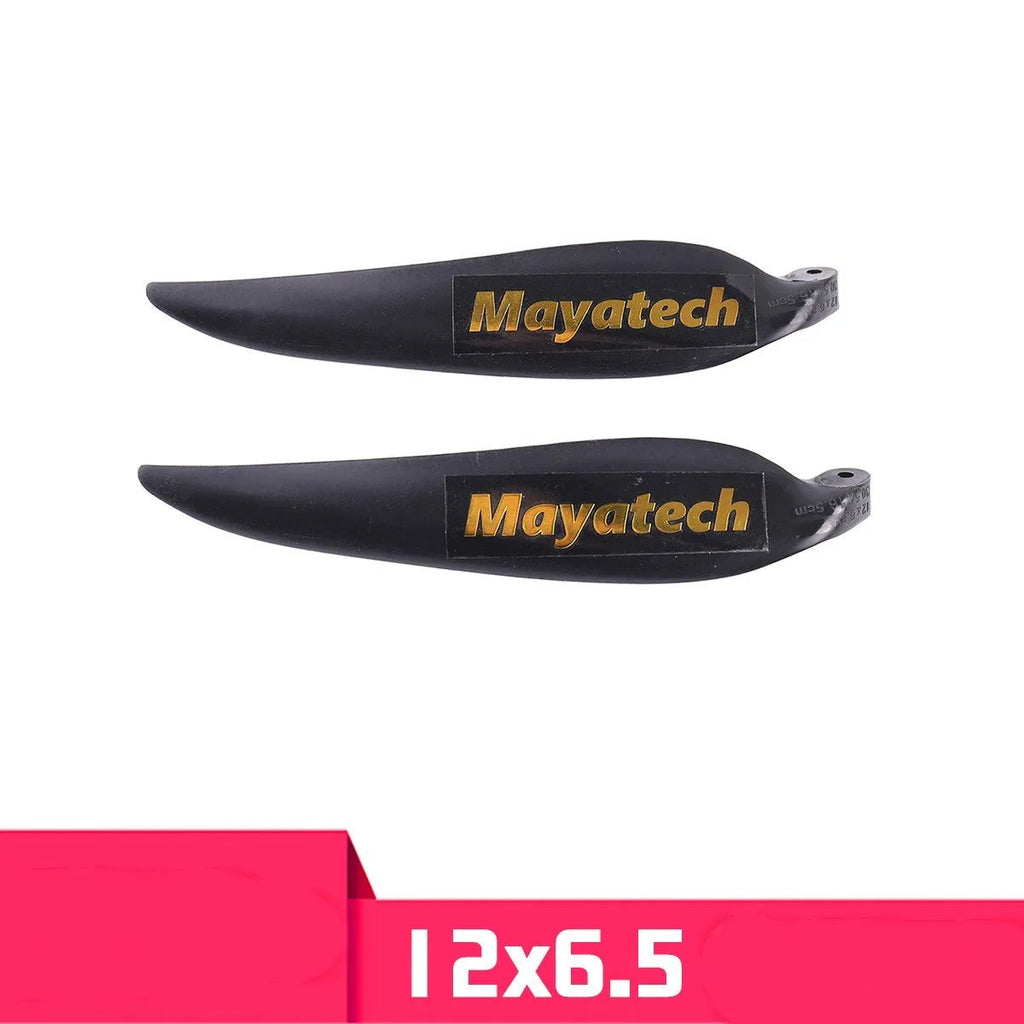 Black PE quick-disassembly folding paddle fittings for gliders, measuring 12x6.5 cm.