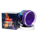 120g tub of hair styling clay for strong hold and temporary colour in nine different shades.
