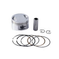 Motorcycle engine piston kit with aluminium alloy piston for 57.4mm cylinder diameter