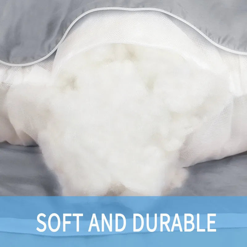 U-shaped maternity pillow with ice silk cover in green colour showing curved design for pregnancy support