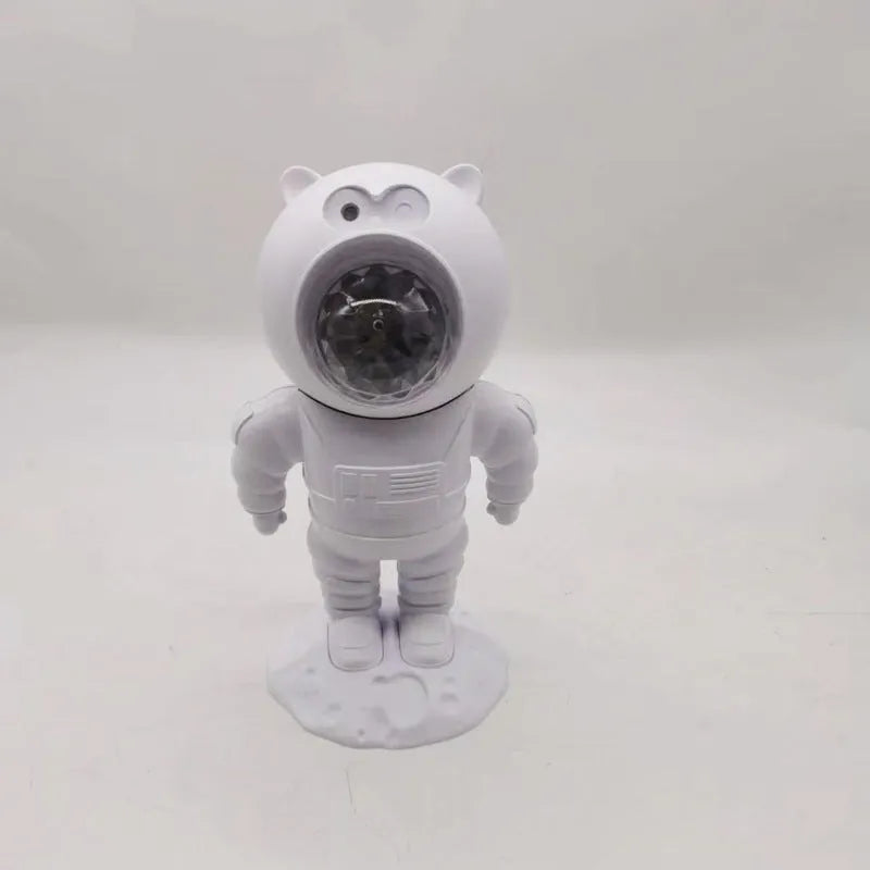 Astronaut star water wave projection lamp with USB cable, ABS shade, and button switch