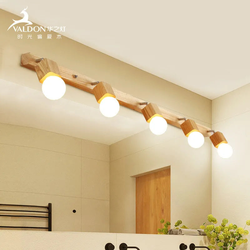 Mirror cabinet LED wall lamp with 24cm diameter and single head design