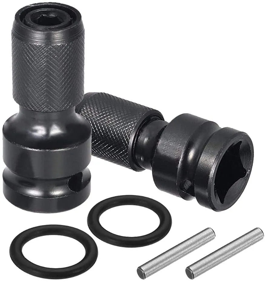 Square turn hexagonal handle telescopic bit holder with telescopic sleeve