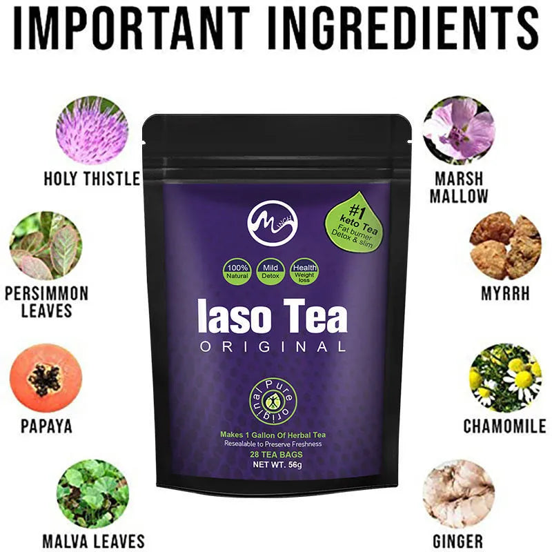 Single bag of instant sugar-free slimming tea with cold soaking preparation technology