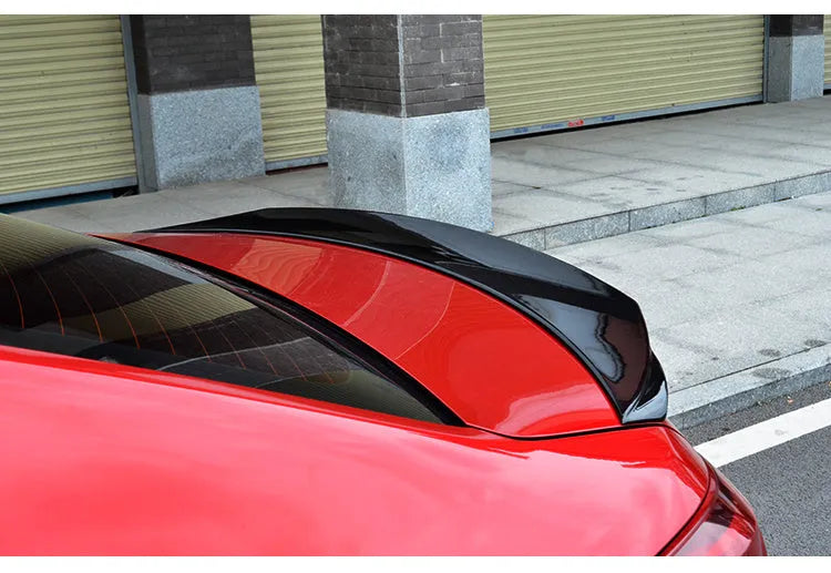 Bright black Mazda 3 rear tail blade trim finisher for 2014-2021 Axela Exela models